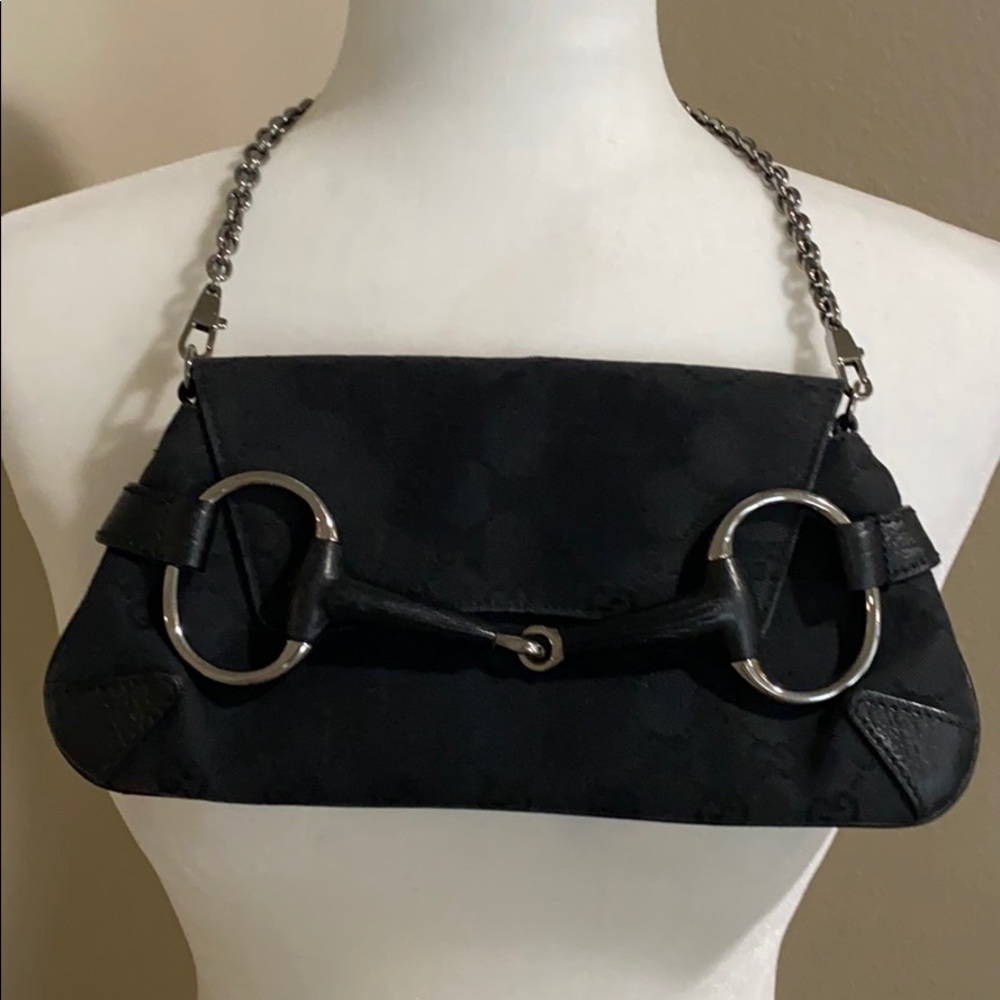 SOLD Authentic Gucci Horse Bit clutch